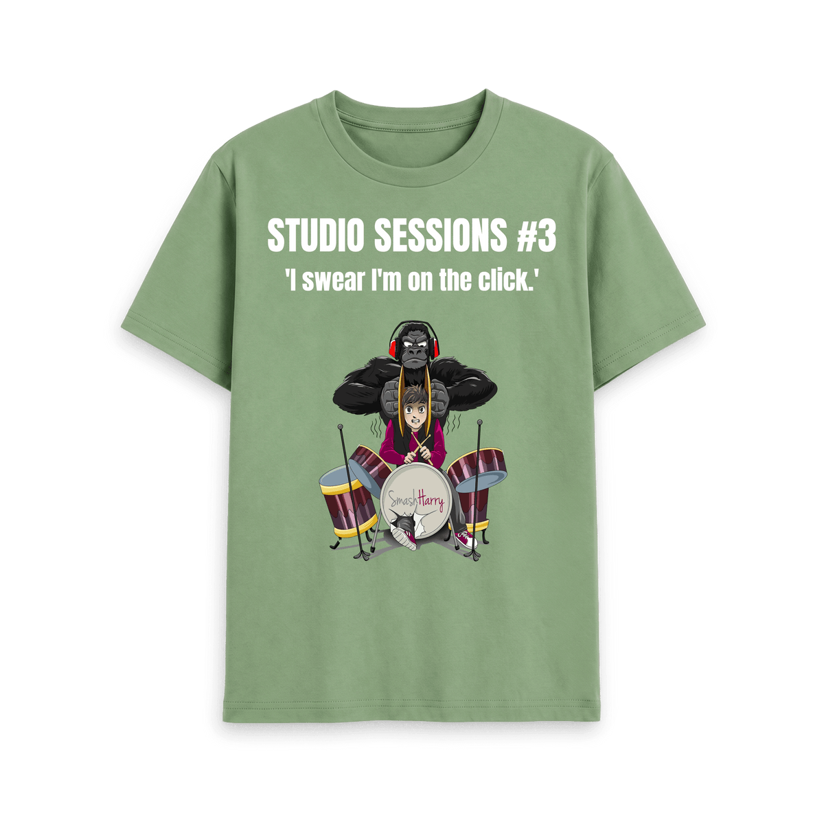Sage Printed T-shirt Front