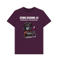 Purple Printed T-shirt Front