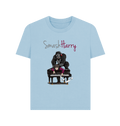 Milky Blue Printed T-shirt Front