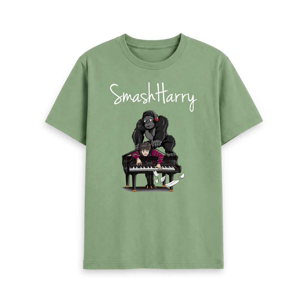 Sage Printed T-shirt Front