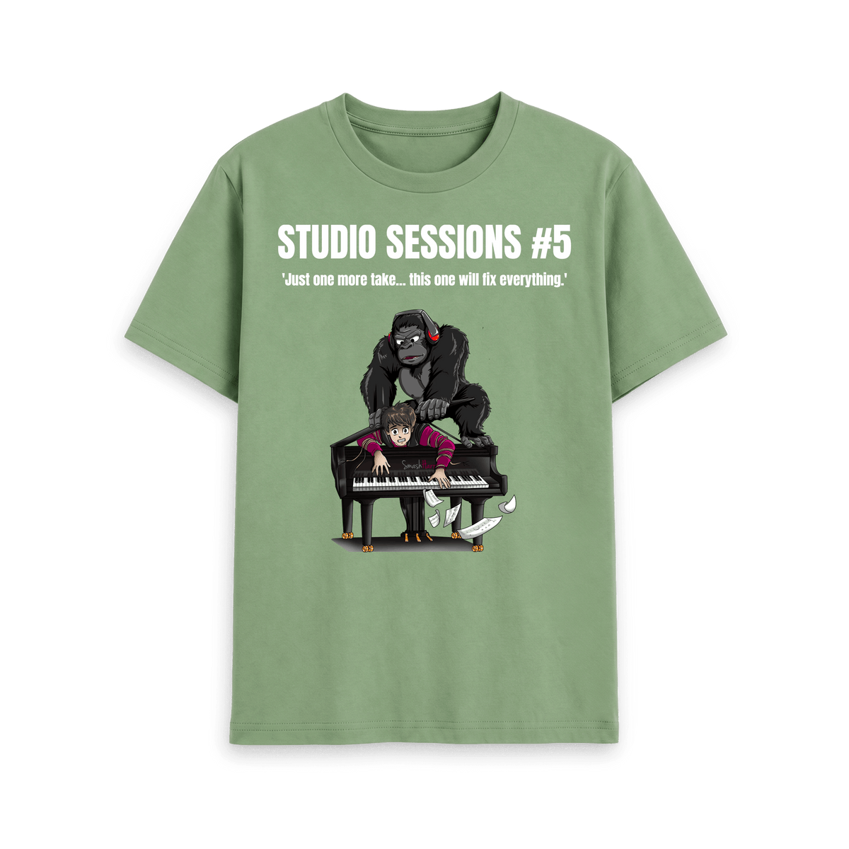 Sage Printed T-shirt Front