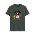 Dark Grey Printed T-shirt Front