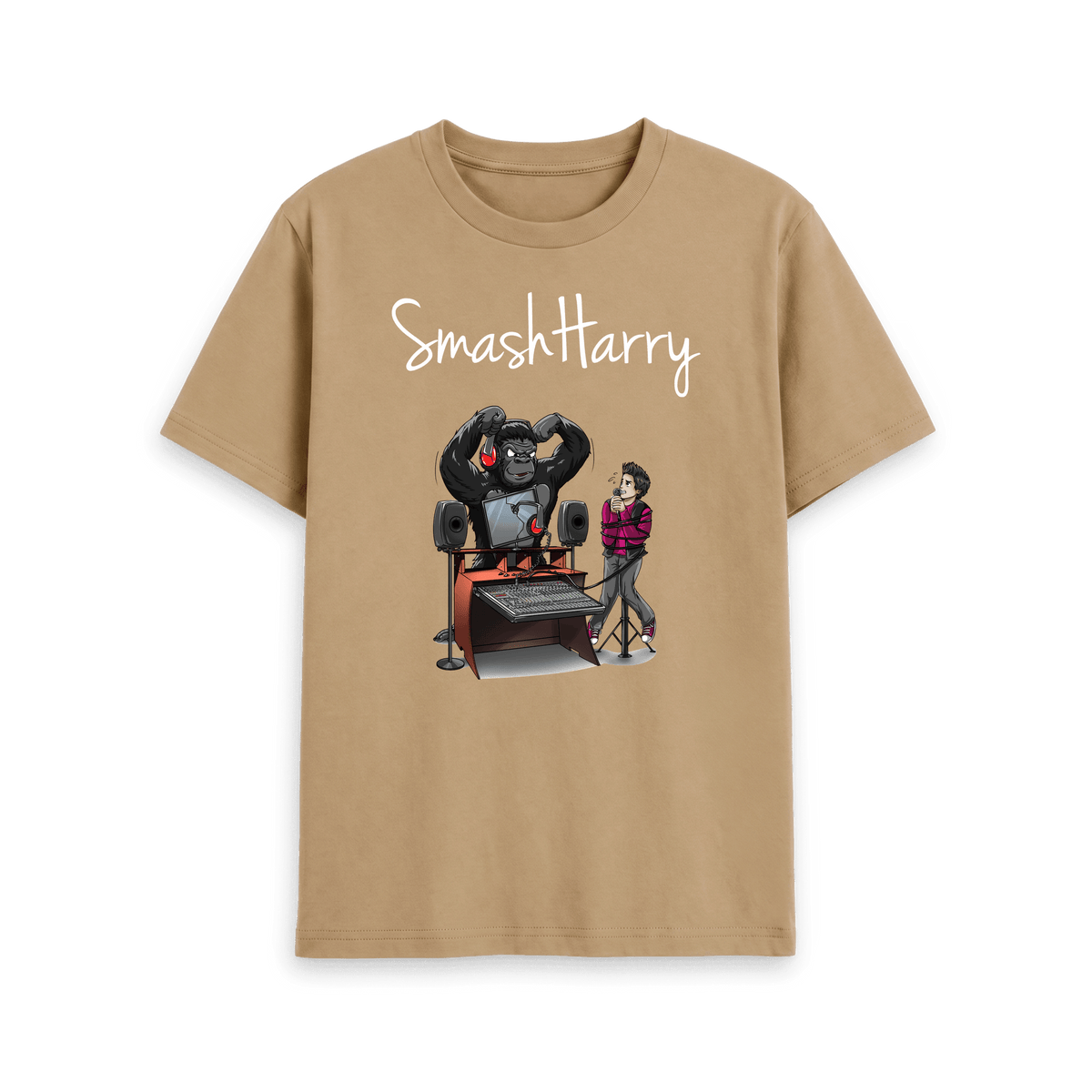 Sand Printed T-shirt Front