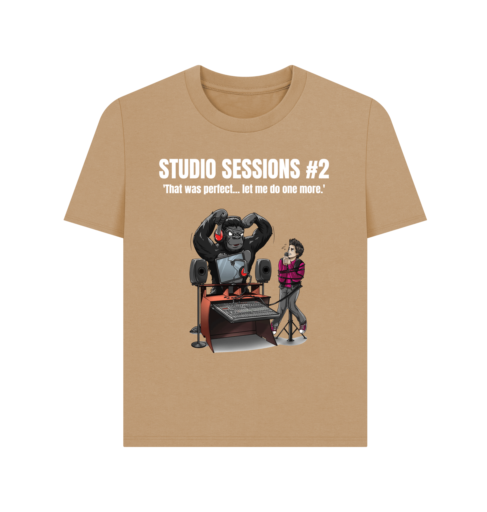 Sand Printed T-shirt Front