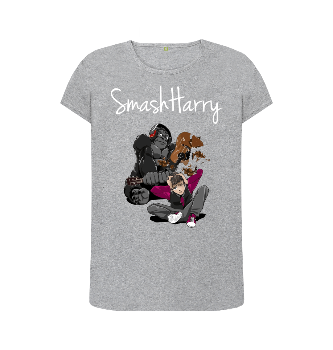 Athletic Grey Printed T-shirt Front