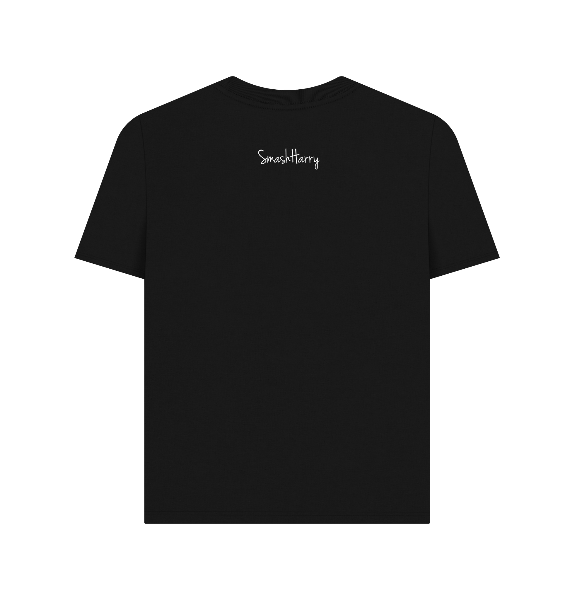 Black Printed T-shirt Back