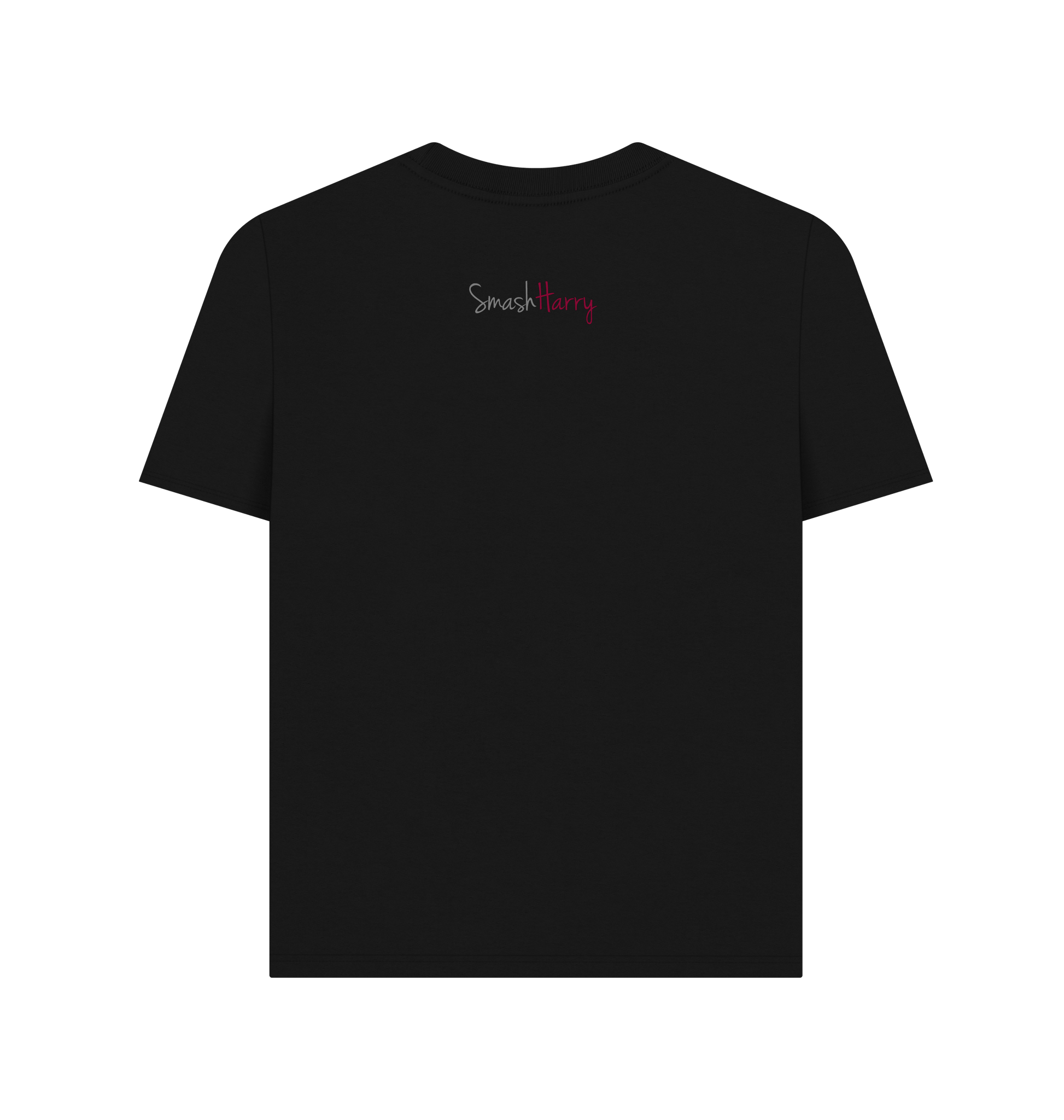 Black Printed T-shirt Back