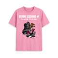 Rose Pink Printed T-shirt Front