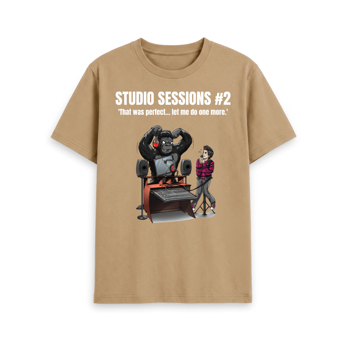 Sand Printed T-shirt Front