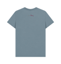 Stone Blue Printed T-shirt Back