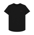Black Printed T-shirt Front
