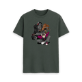 Dark Grey Printed T-shirt Front