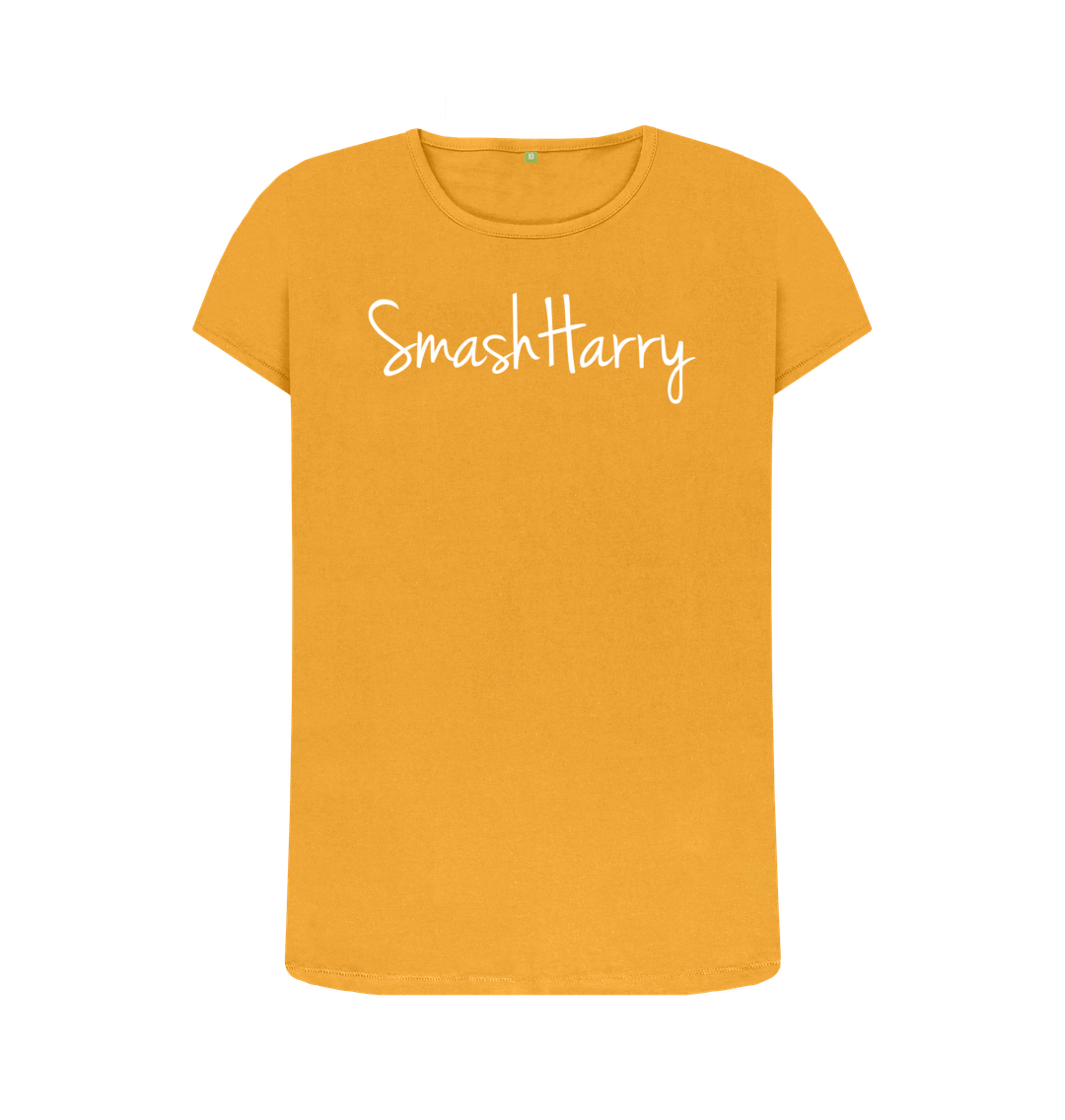 Mustard Printed T-shirt Front