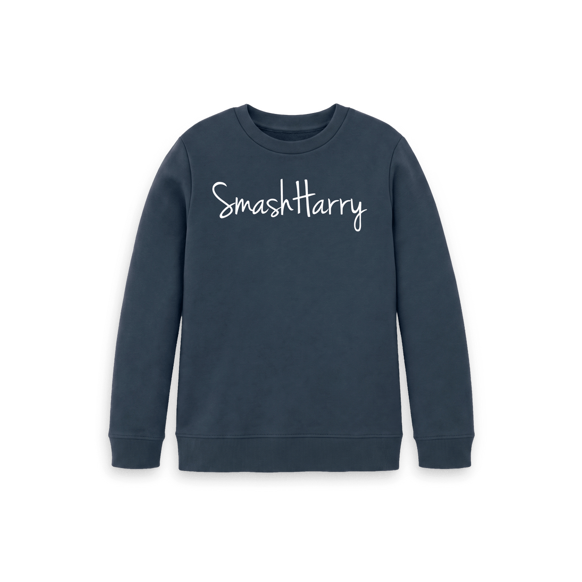 Navy Blue Printed Kids Jumper Front