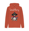 Rust SmashHarry Men's Organic Pullover Hoodie \u2014 Drums
