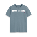 Stone Blue Printed T-shirt Front