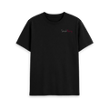 Black Printed T-shirt Front