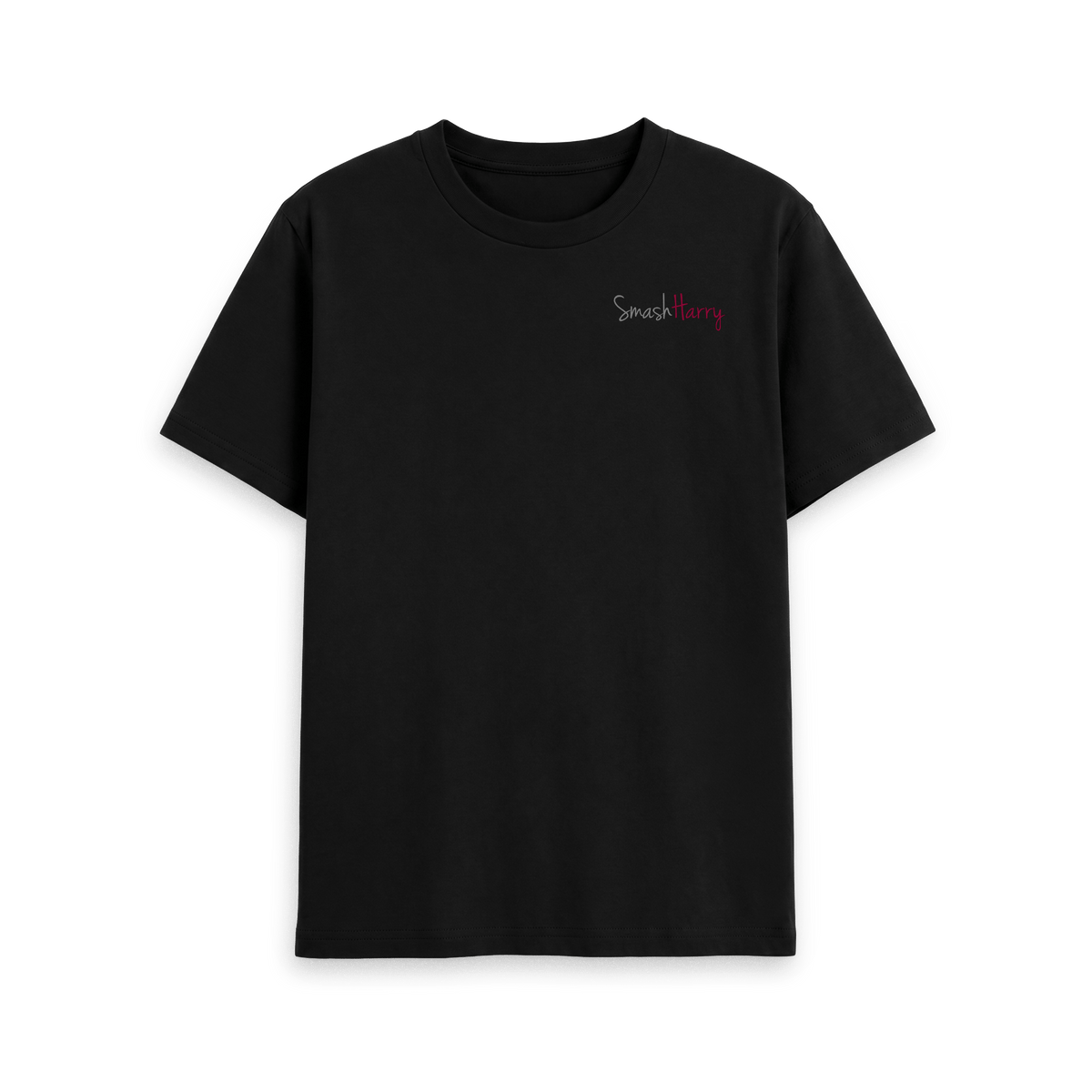 Black Printed T-shirt Front