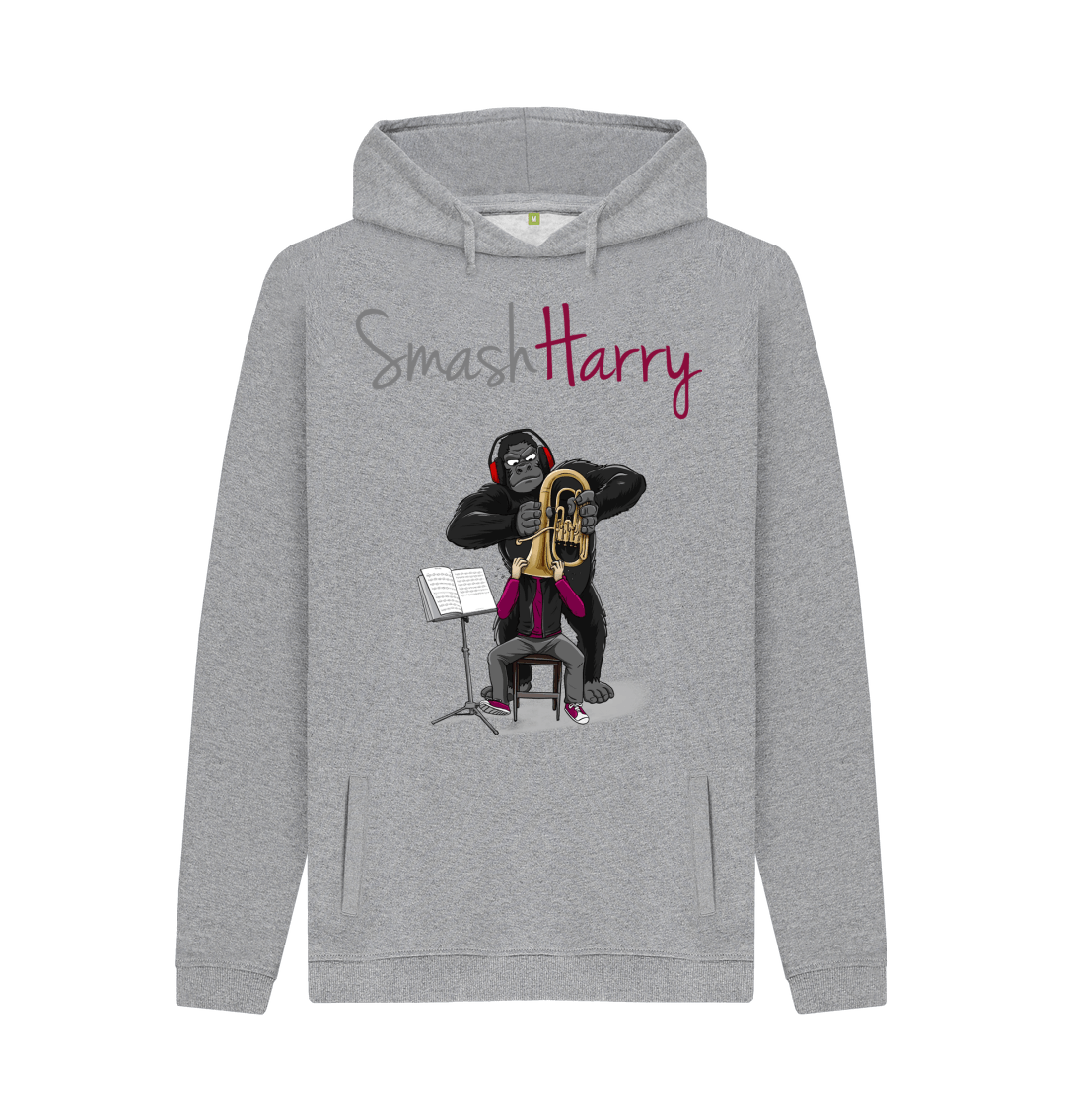 Light Heather Printed Hoody Front