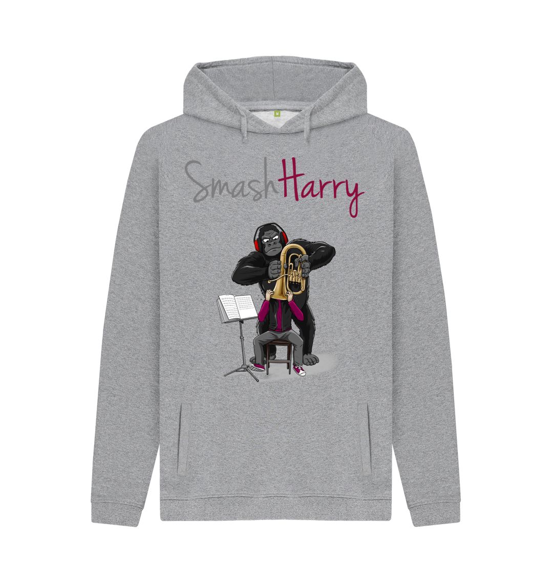 Light Heather SmashHarry Men's Organic Pullover Hoodie | Brass