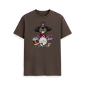 Chocolate Printed T-shirt Front