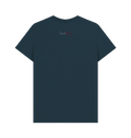Denim Blue Printed T-shirt Back
