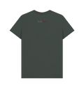 Dark Grey Printed T-shirt Back
