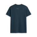 Denim Blue Printed T-shirt Back