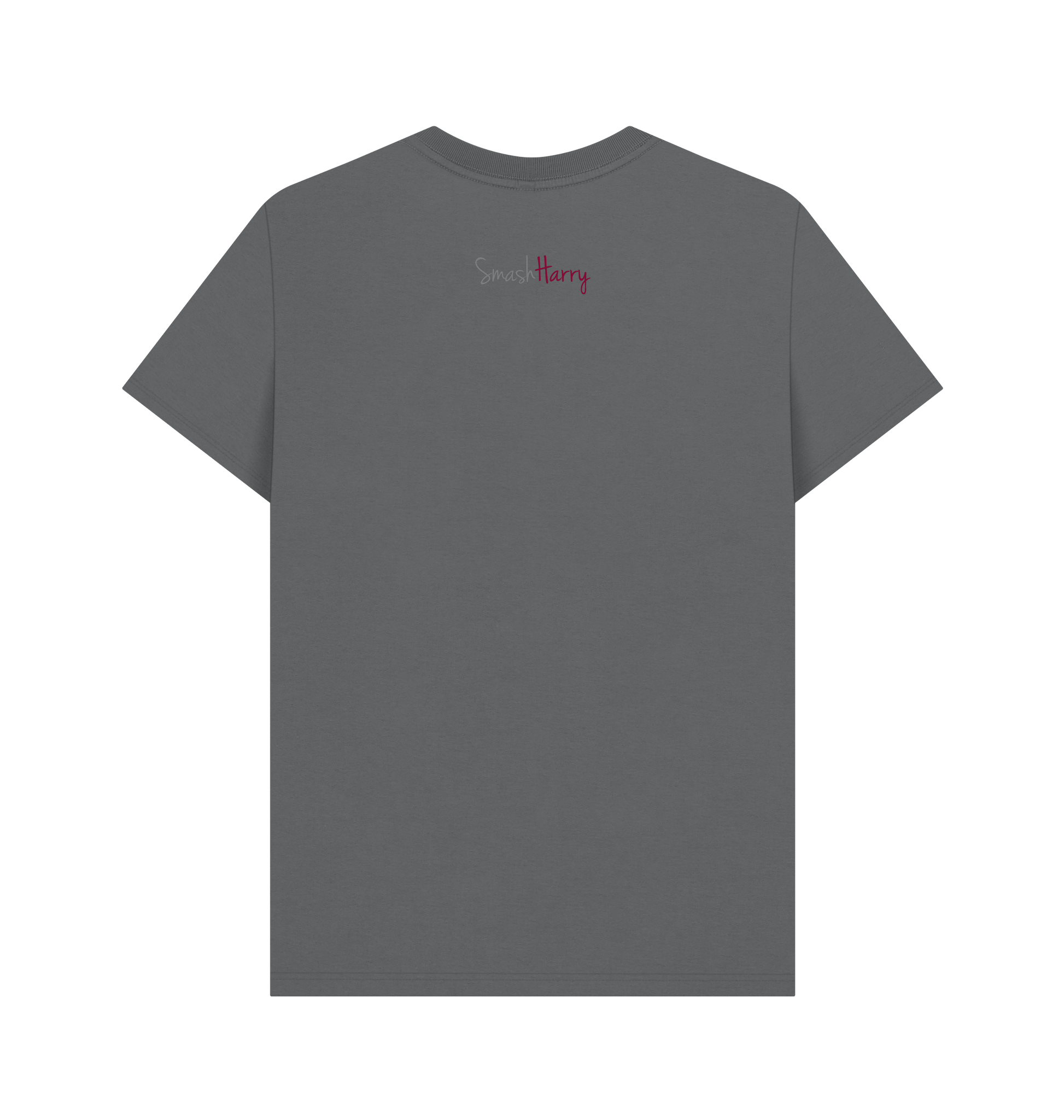 Slate Grey Printed T-shirt Back
