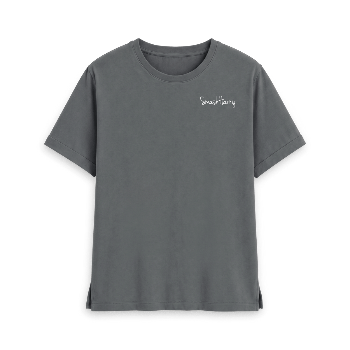 Slate Grey Printed T-shirt Front