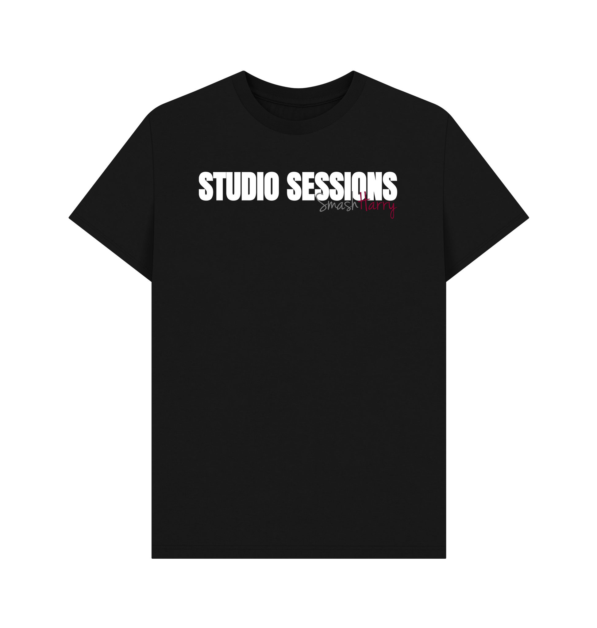 Black Printed T-shirt Front