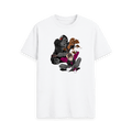 White Printed T-shirt Front