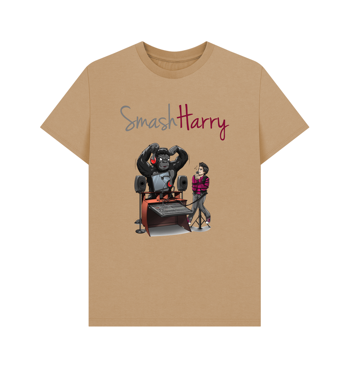 Sand Printed T-shirt Front