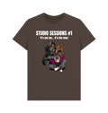Chocolate Printed T-shirt Front