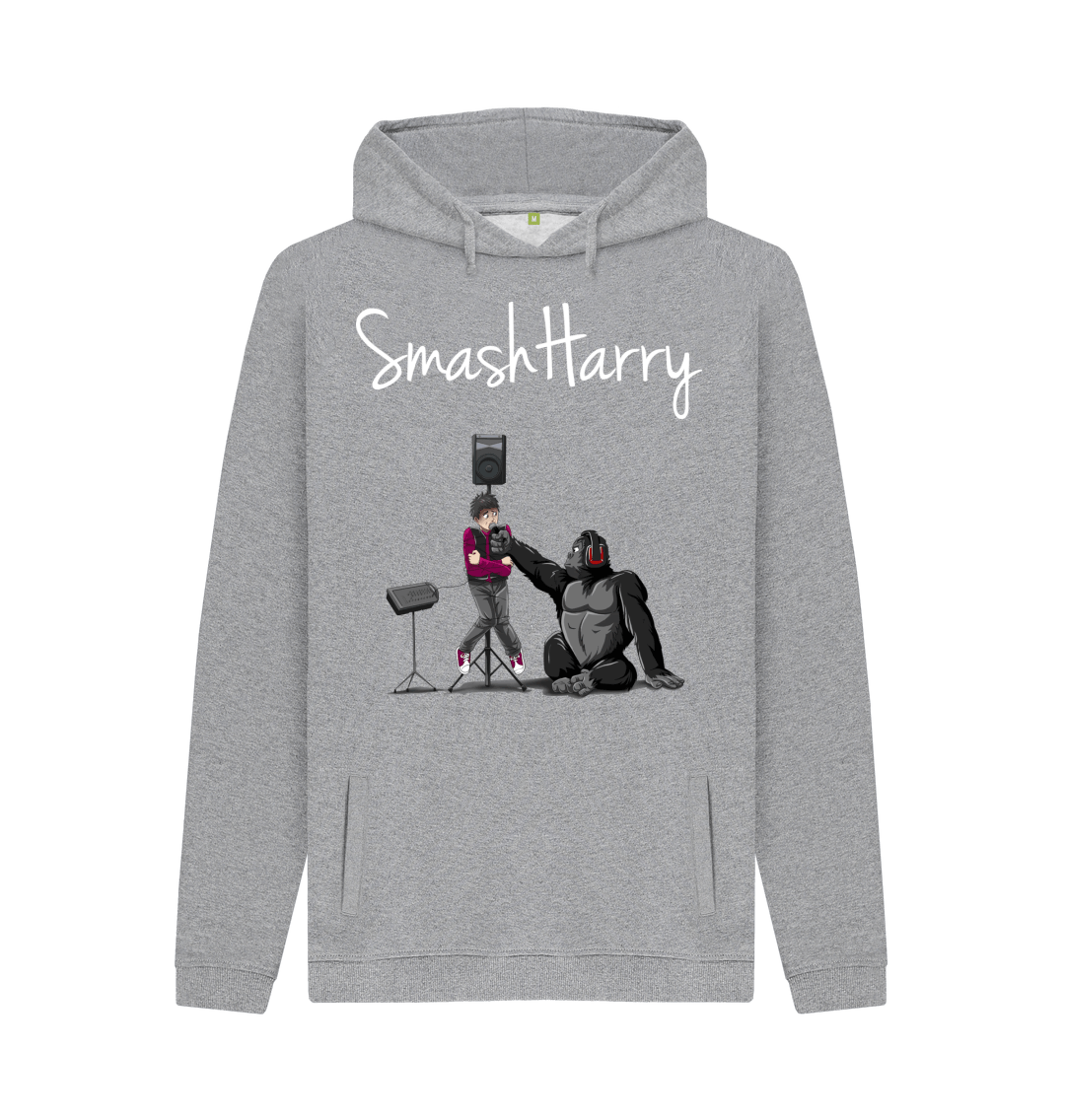 Light Heather Printed Hoody Front