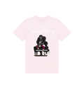 Pink Printed Kids T-Shirt Front