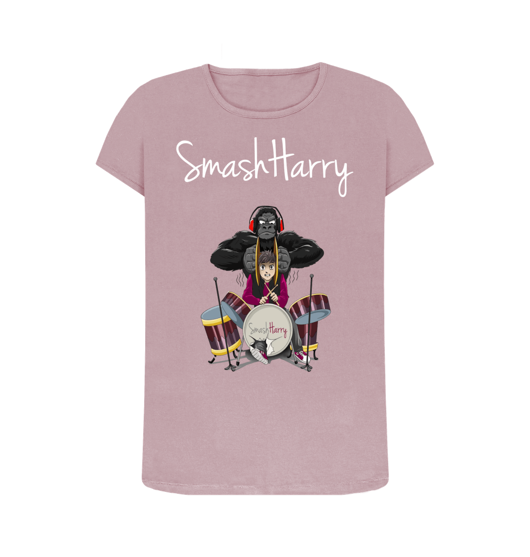 Mauve Printed T-shirt Front