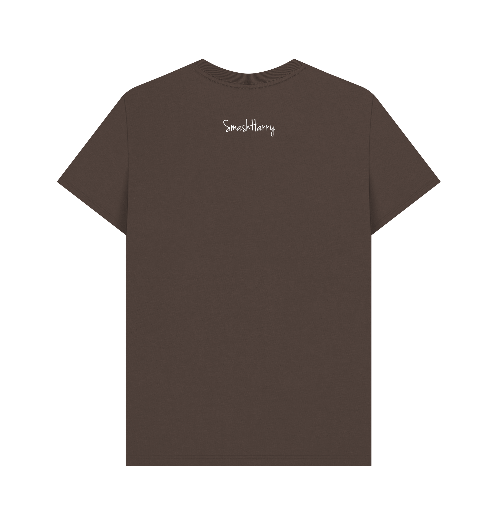 Chocolate Printed T-shirt Back