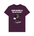 Purple Printed T-shirt Front