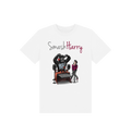 White Printed Kids T-Shirt Front