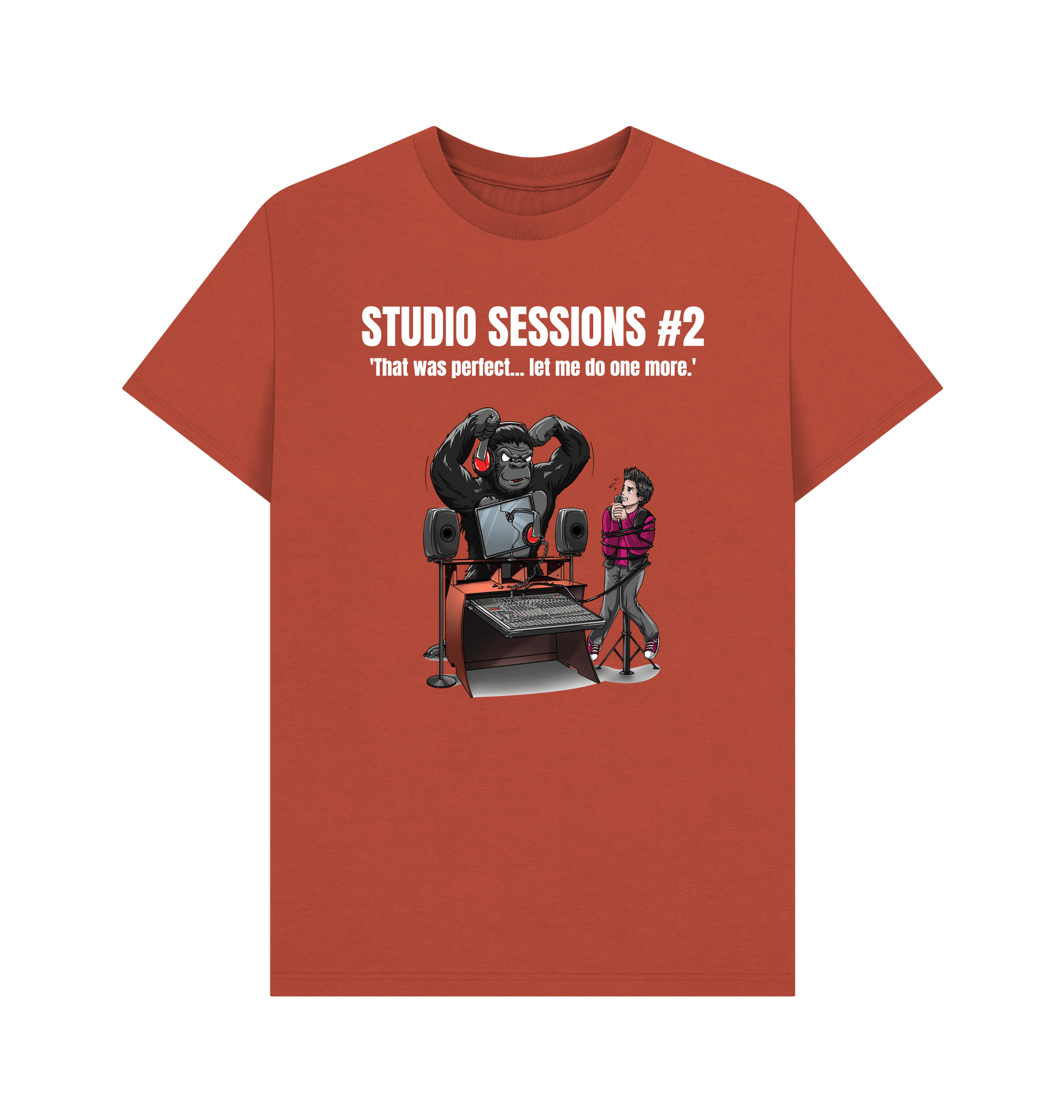 Rust Printed T-shirt Front