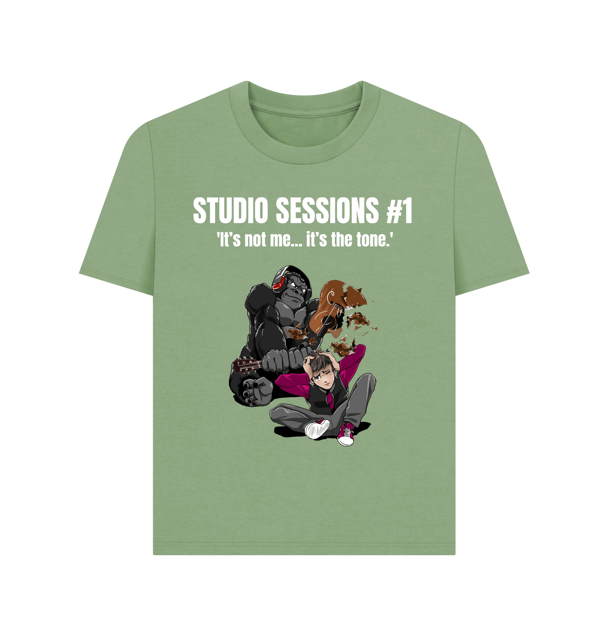 Sage Printed T-shirt Front
