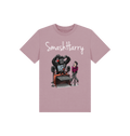 Mauve Printed Kids T-Shirt Front