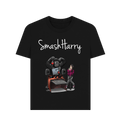 Black Printed T-shirt Front