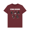 Red Wine Printed T-shirt Front