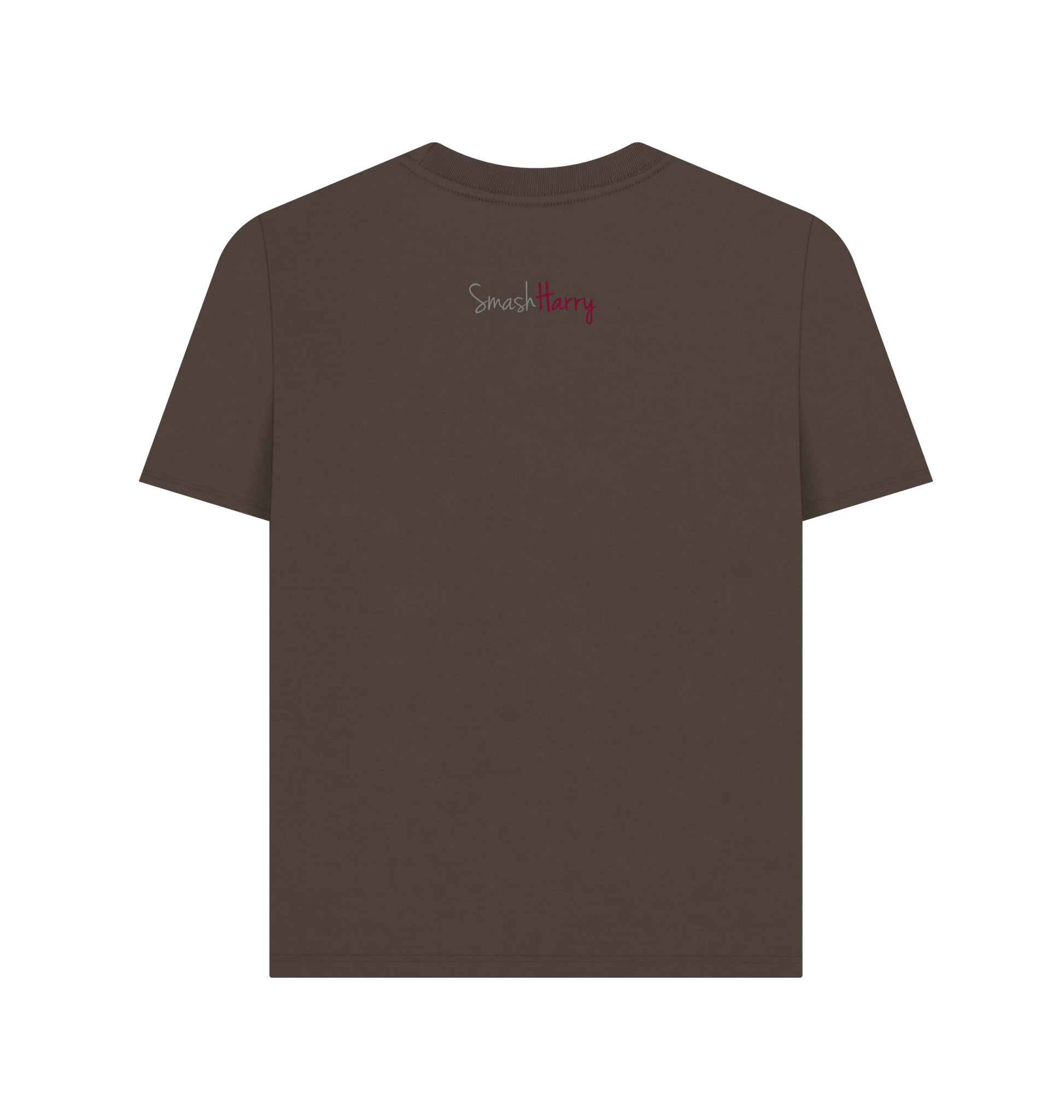 Chocolate Printed T-shirt Back