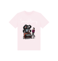Pink Printed Kids T-Shirt Front