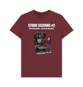 Red Wine Printed T-shirt Front