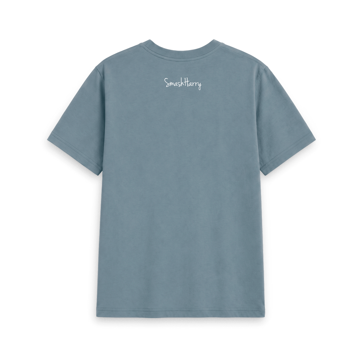 Stone Blue Printed T-shirt Back