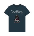 Denim Blue Printed T-shirt Front